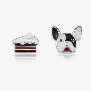 蛋糕狗狗耳钉免抠