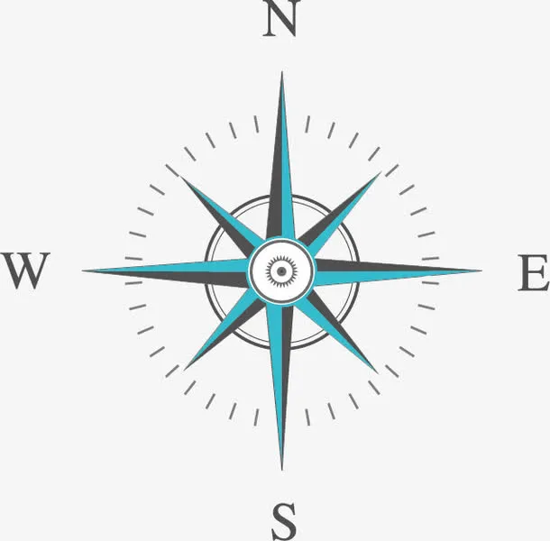 指南针矢量图免抠