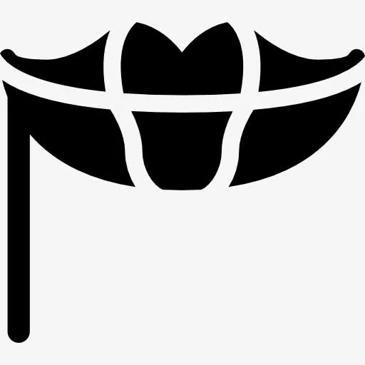 嘴唇的面具图标免抠