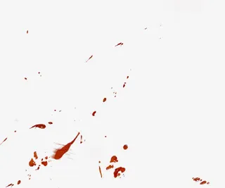 红色飞溅液体血液免抠