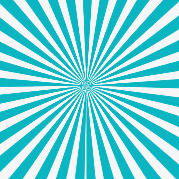 炫彩蓝色放射光免抠