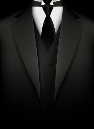 西装商务质感黑色纹理背景高清