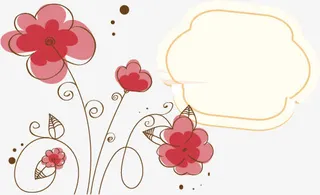 红色边框矢量图片免抠