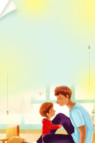 唯美手绘插画感恩节背景素材高清