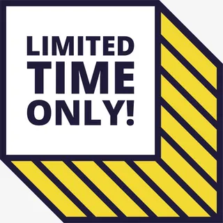 卡通立体时尚标签免抠