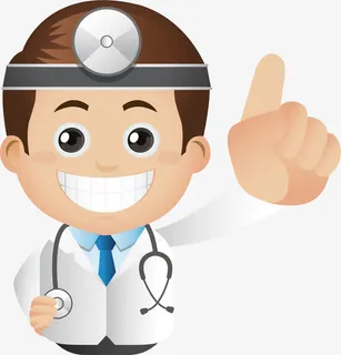 卡通原创医生头像免抠