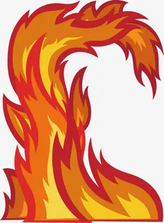 火灾矢量图免抠