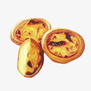 烘焙蛋挞美食免抠