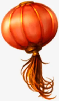 红色节日灯笼设计海报免抠