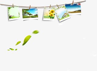 春天郊外美景相片免抠