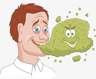 苦涩 口臭 人 气体免抠