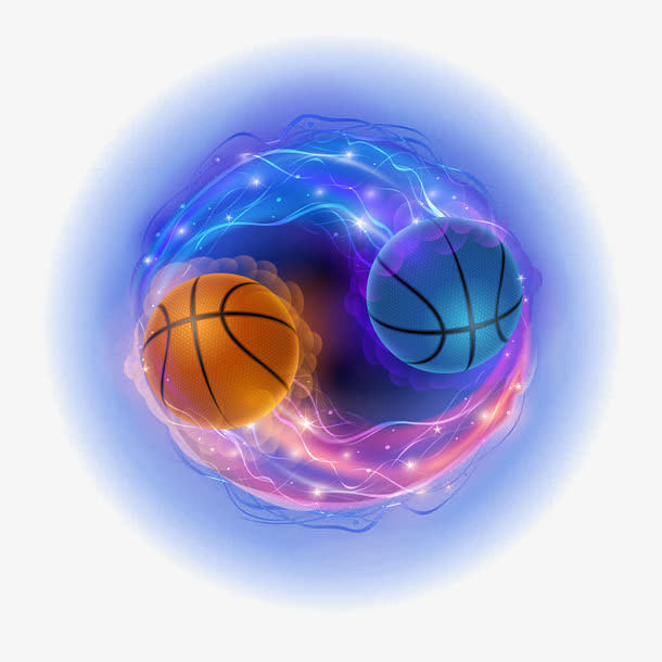 NBA篮球光效免抠