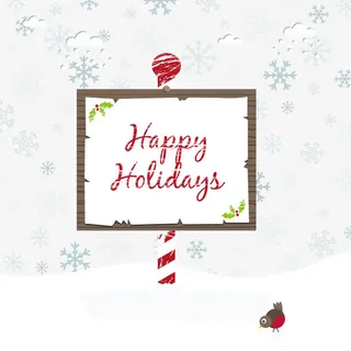 矢量圣诞节元素免抠