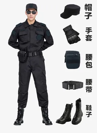 保安服装展示模特免抠