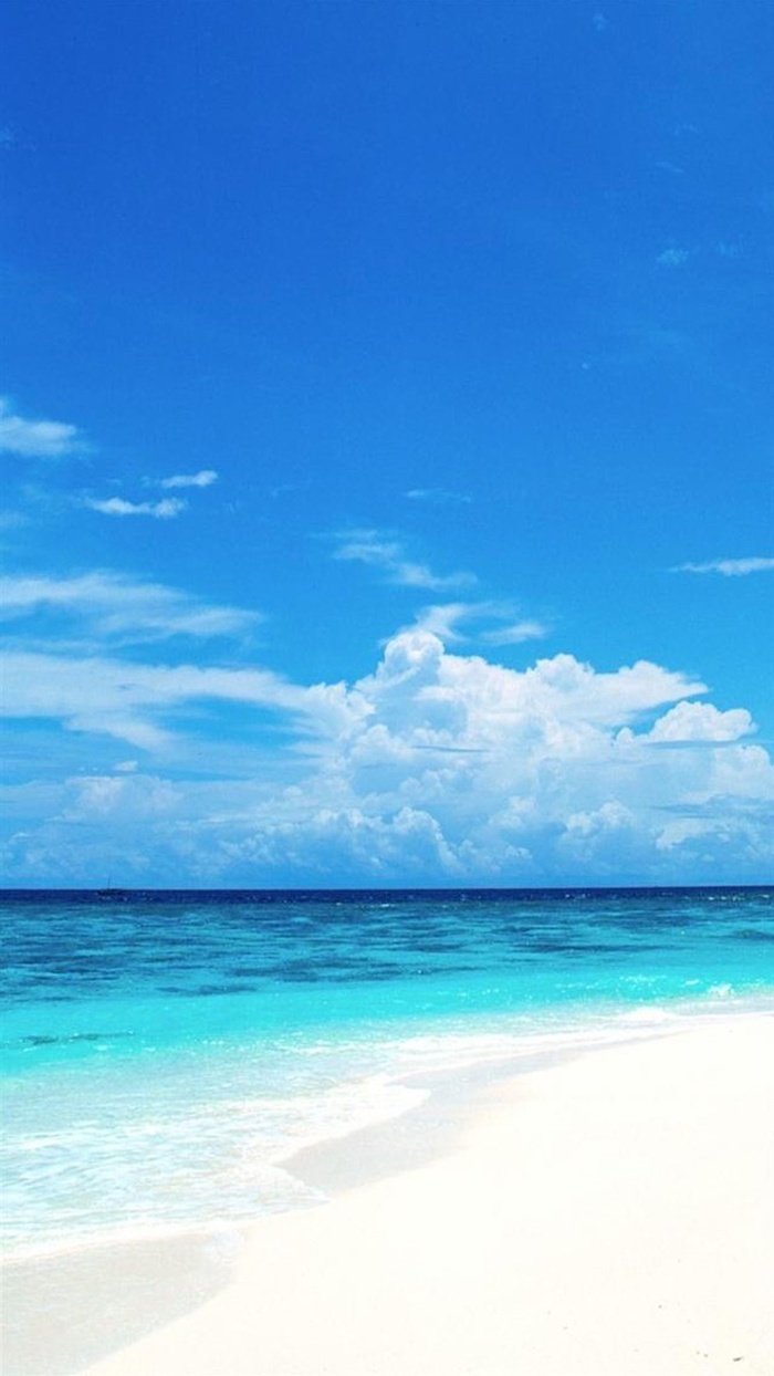 沙滩海景H5背景高清