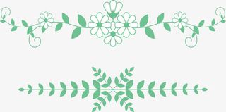 婚礼花藤标题框免抠