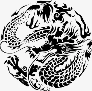 水墨中国风龙免抠