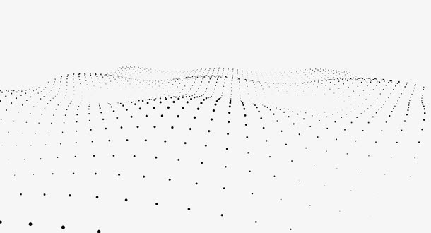 波浪点点合成效果免抠漂浮其他元素