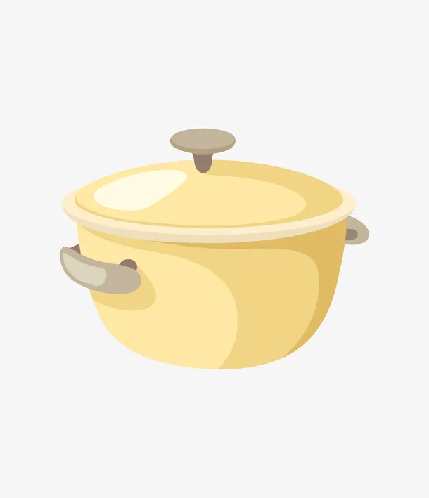 卡通简约清新风厨具装饰设计免抠