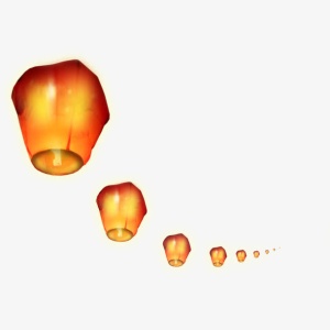 孔明灯免抠
