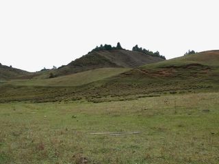 绿色的山坡免抠