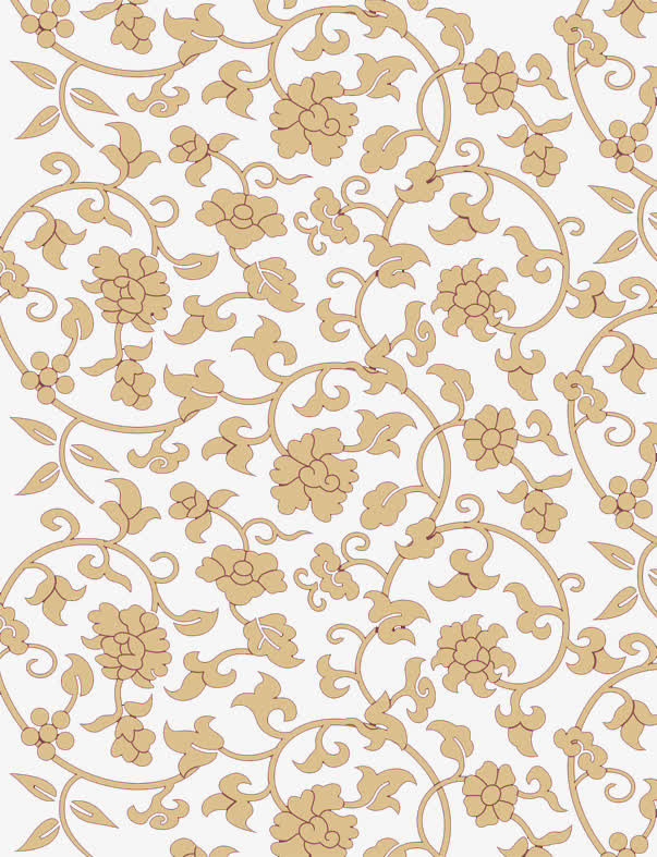 花藤树藤图案底纹免抠