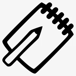 手绘记账本图标免抠