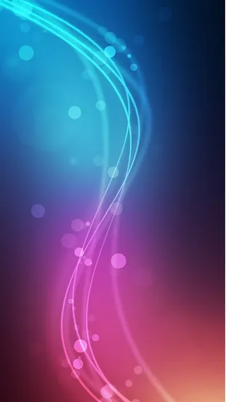 渐变蓝色红色发光线条H5背景素材高清