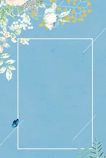 水彩手绘文艺清新花海背景高清文艺清新背景 水彩手绘文艺清新花海背景高清文艺清新背景