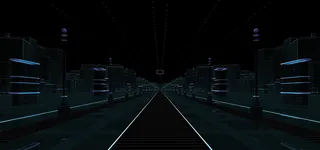 科技建筑深色banner高清