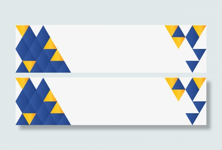 彩色几何banner