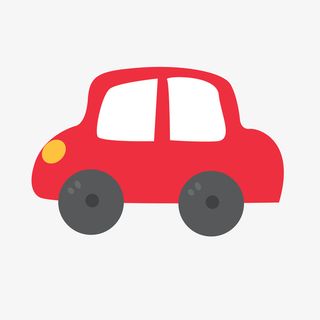 六一儿童节小汽车免抠