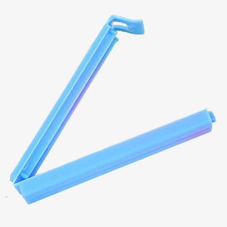 蓝色食品封口夹免抠