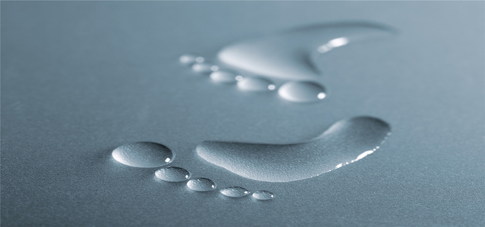 蓝色水滴环保海报背景高清