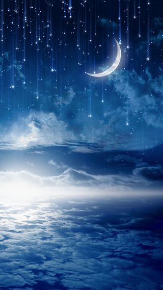 蓝色梦幻H5背景高清