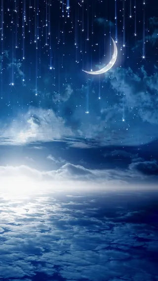 蓝色梦幻H5背景高清