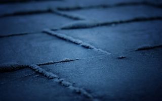 蓝色瓷砖凸起缝隙海报背景