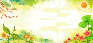 春暖花开春天背景素材高清