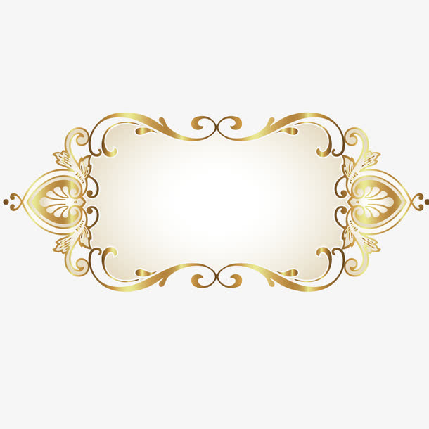 高档复古英伦边框免抠素材免抠