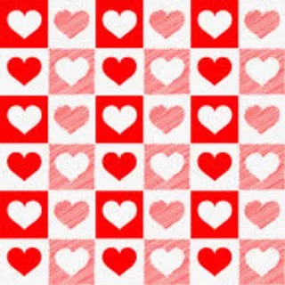 桃红色爱心底纹免抠