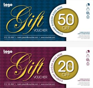 矢量个性英文字体抵用券免抠