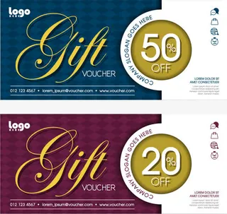 矢量个性英文字体抵用券免抠