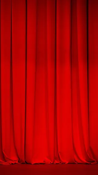 红色幕布H5背景高清