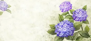 中国风花草图案唯美兰花背景banner