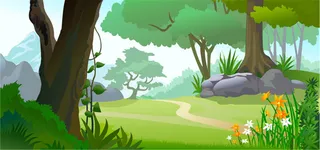 丛林小花背景高清