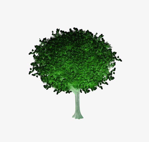 春天绿色植物素材免抠