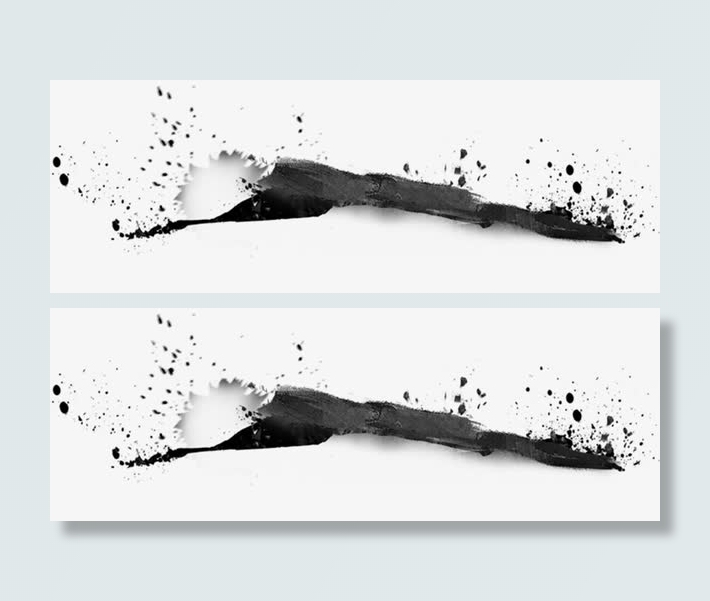 水墨  黑色免抠