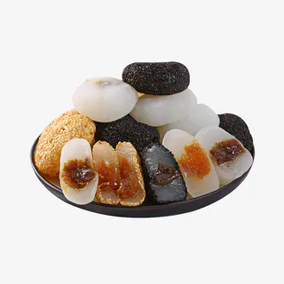 一碟干吃汤圆广告免抠