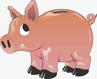 卡通存钱罐免抠