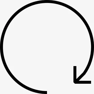 顺时针图标免抠图标元素